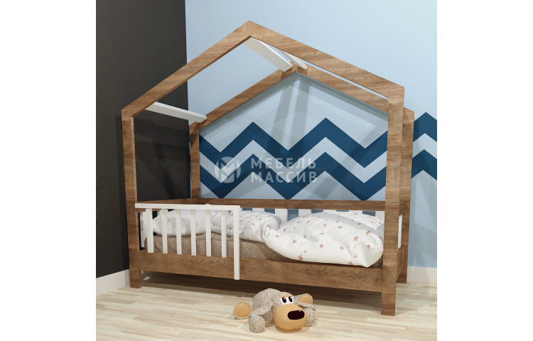 Кровать детская Домик с оградой
