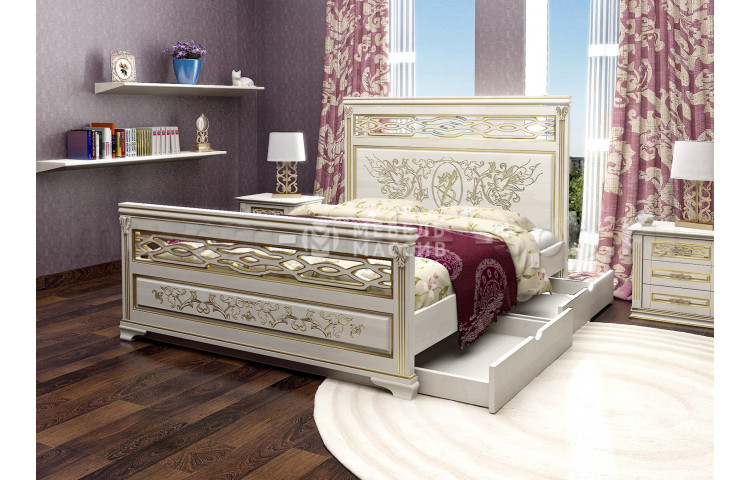 Кровать Линария-2 из березы