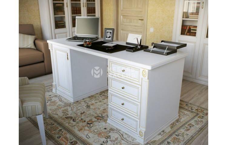 Двухтумбовый письменный стол из серии Пальма